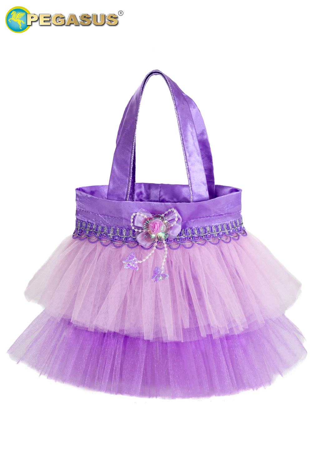 BORSETTA TULLE PRINCIPESSA RAPERONZOLO